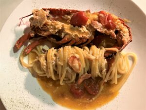 Appetitose portate al ristorante